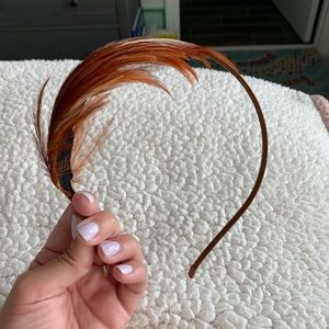 Red Feather Headband